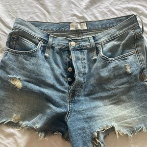 Denim shorts